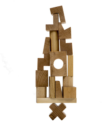 Wooden Story - Houten blokkenset - Natural